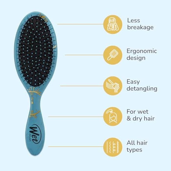 Wet Brush Original Detangler, Disney Princess Cinderella Design - Image 4